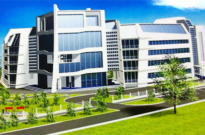 Эскиз будущего здания больницы. Фото "Глори Плюс" с сайта segodnya.ua