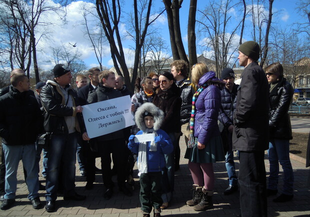 Горожане от мала до велика вышли на акцию. Фото: Валерия Егошина.