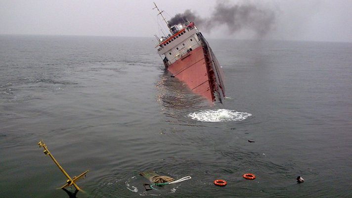Корабль затонул 6 марта. Фото - newsper.net