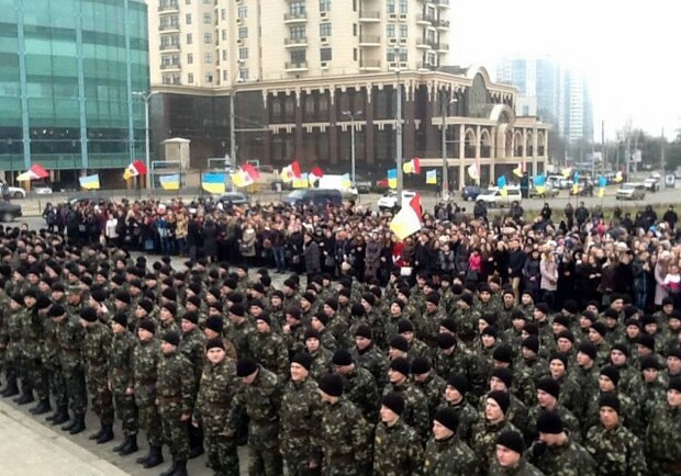 В городе решили провести марш. Фото - reporter.com.ua