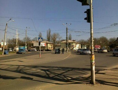 По Одессе выставили посты. Фото: Валерия Егошина.