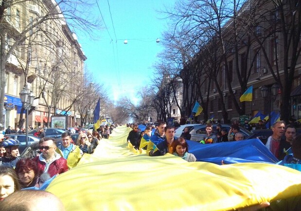Активные украинцы. Фото - Валерия Егошина