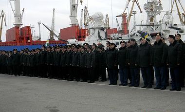 Морские пограничники прибыли в Одессу. Фото Екатерины  Фоминой.   