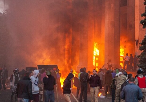 Пожар на Куликовом поле. Фото - Андрей Боровский