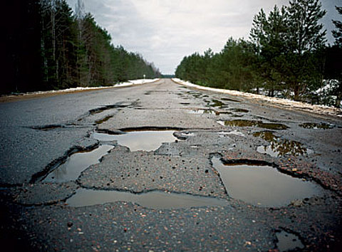 Проблемные дороги. Фото: svit24.net.