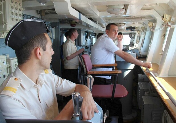 Экипаж вышел в море. Фото - mil.gov.ua