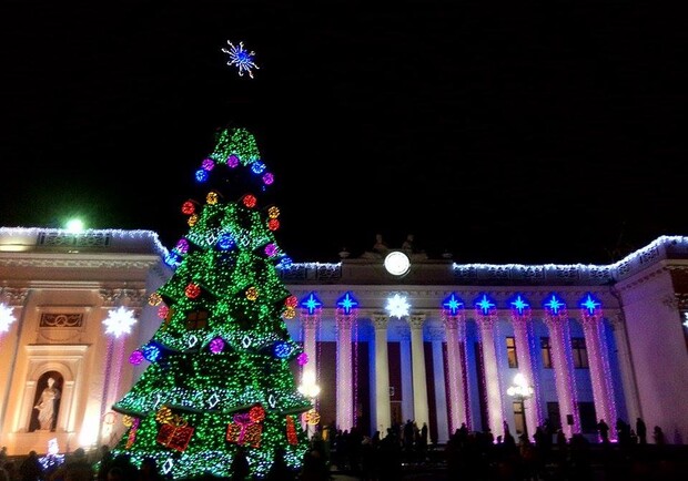 Новогодняя елка Одессы. Фото: Валерия Егошина.