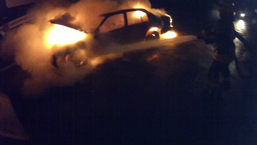 В Одессе сгорели два авто