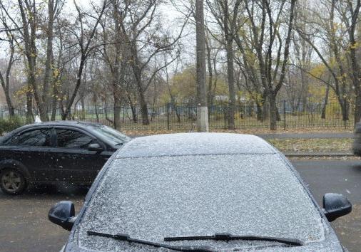 Первый снег в Одессе. Фото: stringer.media