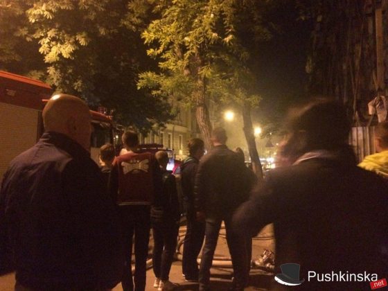 Новость - События - Пожар в центре Одессы: горел дом Гоголя