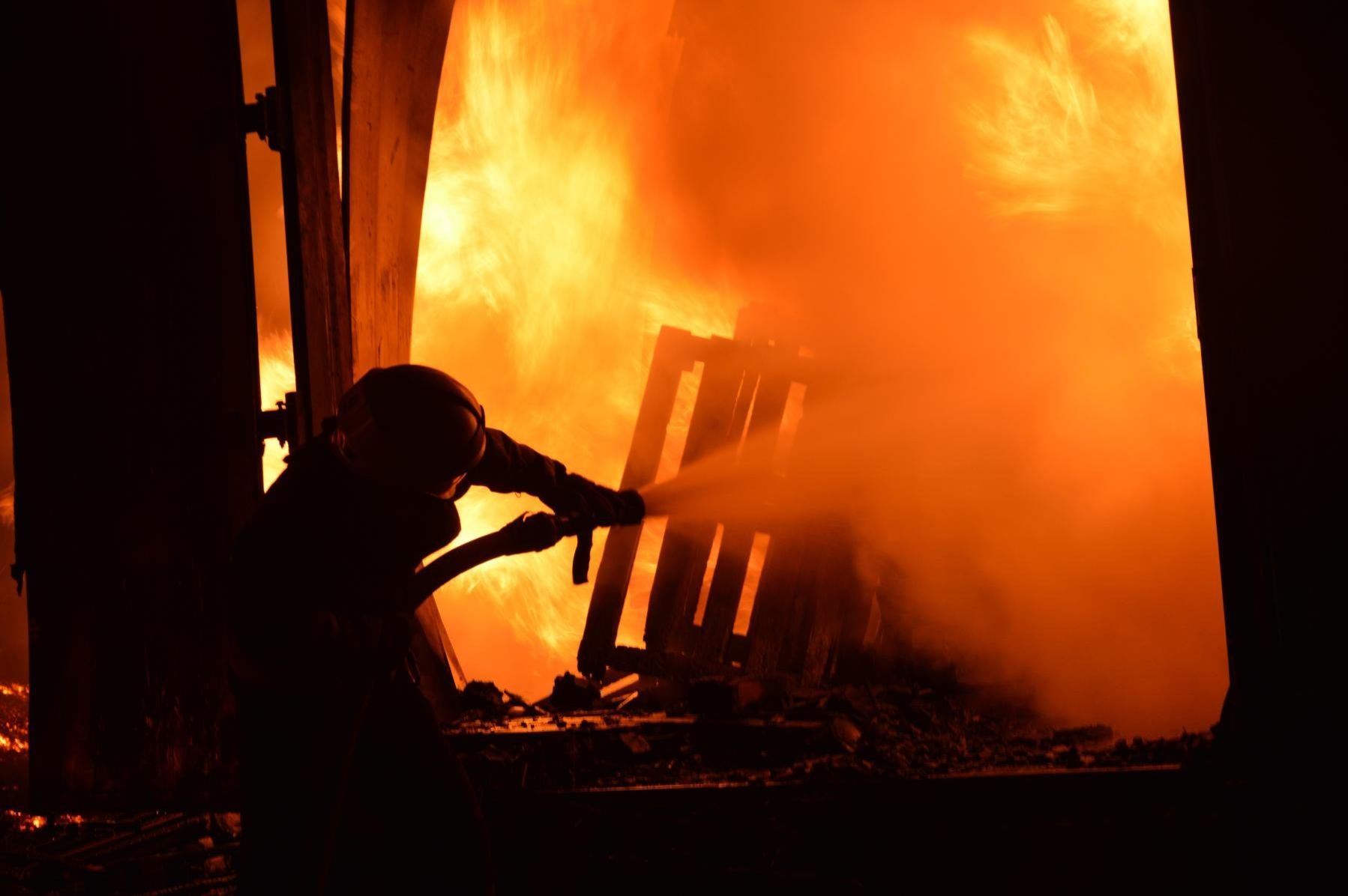 Ночью в районе Аркадии горел частный дом Фото: News One