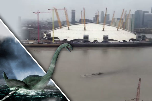 ВИДЕО: в Темзе появилось Лох-несское чудовище