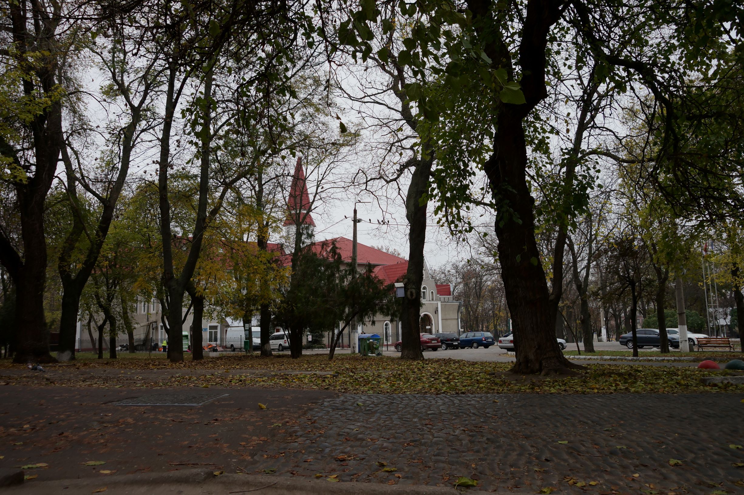 Сквер имени Гамова в Одессе. Фото Александры Дедюлиной