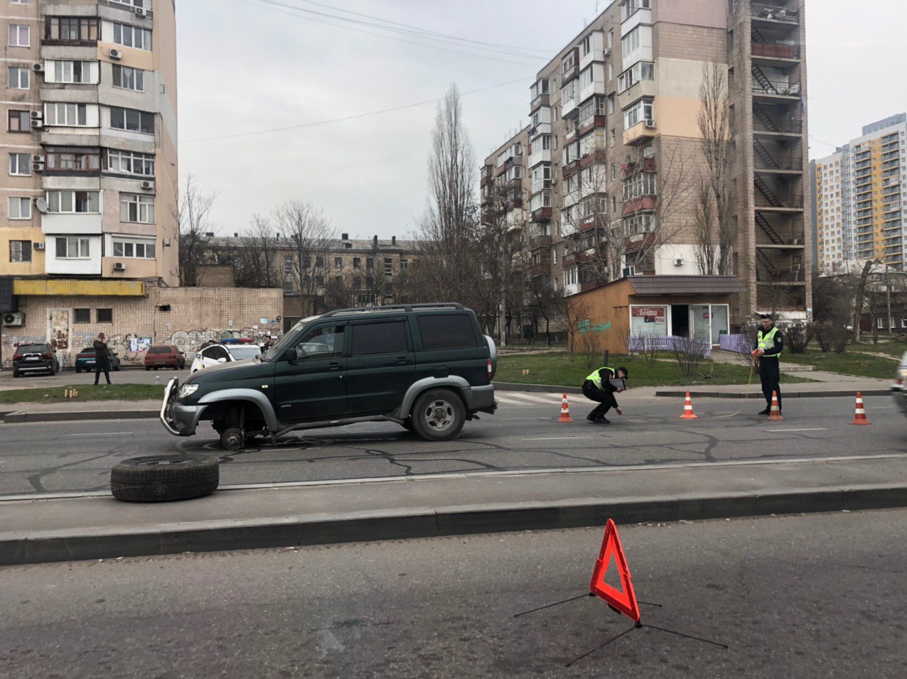 10 марта на улице Балковской произошло ДТП. Фото Натальи Горецкой
