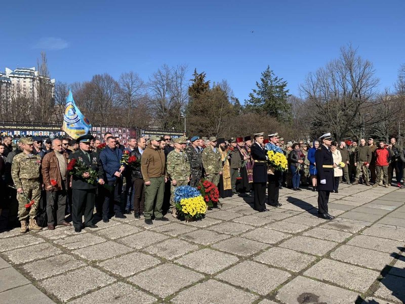 В Одессе отмечают день украинского добровольца Фото: горсовет
