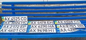 Ищи свой: харьковские водители массово теряли номера из-за потопа