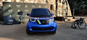 Би-бип: на ВДНГ показали первый украинский электромобиль 