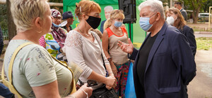 Олег Филимонов встретился с одесситами: больше всего люди жалуются на коммунальные проблемы 