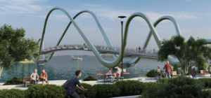 Подозрительное сходство: дизайн пешеходного моста на Оболони похож на мост в Китае