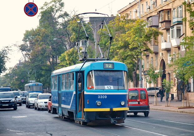 В Одессе ожидается изменение в работе 12 трамвайного маршрута. Фото: traffic.od.ua
