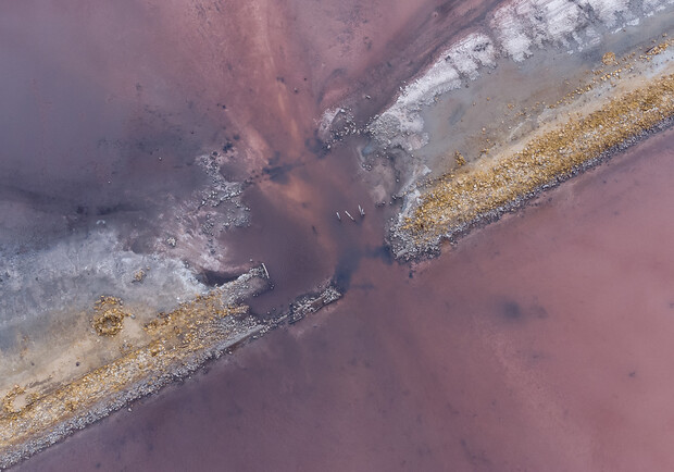 Все еще марсианский пейзаж: смотри, как выглядит Куяльник в конце осени. Фото Виталия Милевича