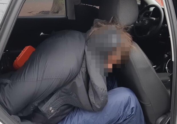 В полиции показали задержание "террориста" с Дерибасовской: смотри видео. Фото: полиция
