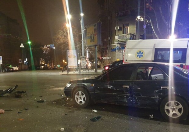 В центре Одессы произошло "пьяное ДТП".Фото: Патрульная полиция