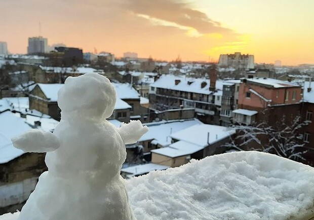 Пока погода позволяет: полюбуйся одесскими снеговиками. Фото: instagram.com/olya_k91