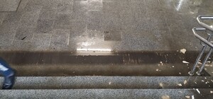 Перепрыгивай: вода затапливает подземный переход в центре Полтавы