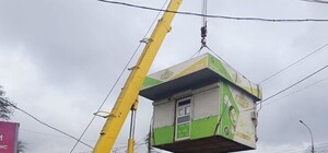 Прощайте, киоски: в Запорожье снесли очередные незаконные МАФы