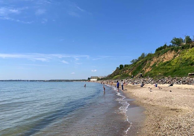 Пляж в Крыжановке. Фото автора