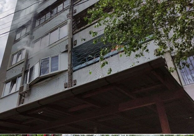 На Фонтане в многоэтажке прогремел взрыв. Фото: кадр из видео 