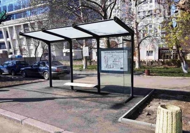 В Одессе усовершенствуют остановки. Фото горсовета