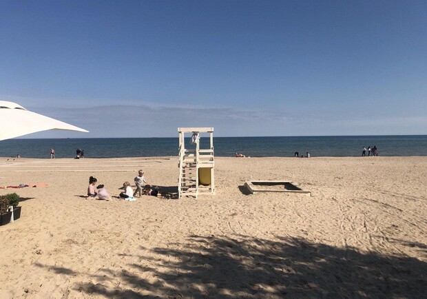 В Одессе пляжи еще не готовы к туристическому сезону. Фото автора