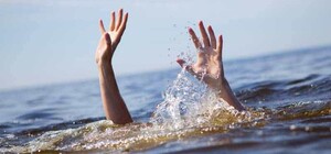 Унесло течением: в Каменском чуть не утонул рыбак (видео)