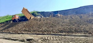 Трасса Одесса-Киев пострадала от оползня: одна из полос перекрыта