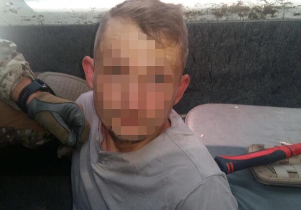 Задержали мужчину, который взорвал почтоматы в Одессе и Киеве. Фото Нацполиции 