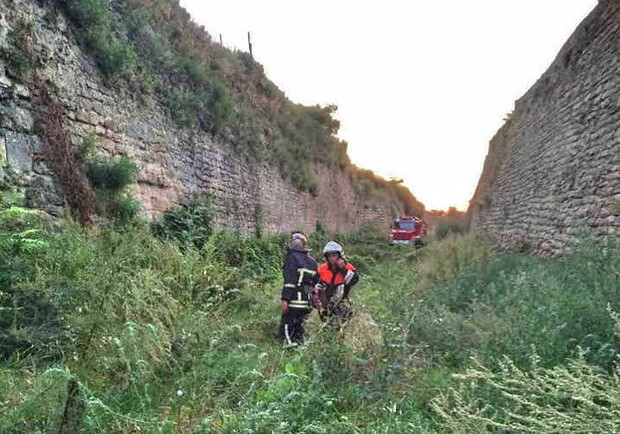 Турист сорвался со стены Аккерманской крепости. Фото: ГСЧС
