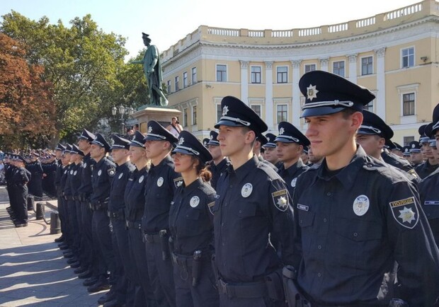Сколько полицейских будут охранять Одессу на праздники. Фото Нацполиция 