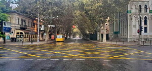 На двух перекрестках Одессы появились странные квадраты: что они означают