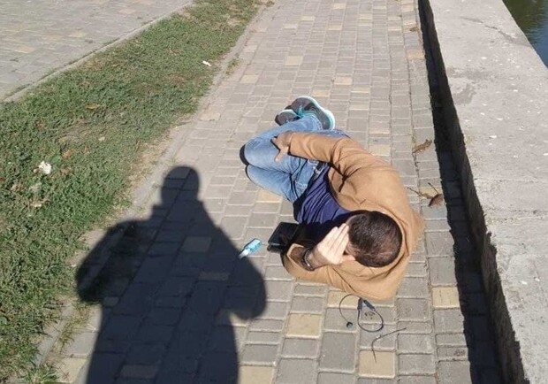 Подозрение на covid-19: одессит потерял сознание в парке Победы. Фото: Департамент безопасности Одесской области