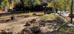 На Молдаванке начали капремонт сквера 