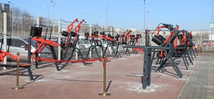 Качай м’язи безкоштовно: на «Арені Львів» встановили спортивні тренажери