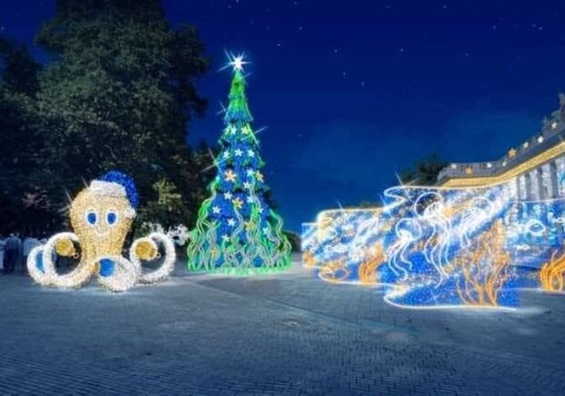 Осьминог и лабиринг-океанариум: как украсят Одессу к Новому году. Фото: prozorro.gov.ua