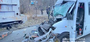 Подробности ДТП с маршруткой и грузовиком в Запорожье