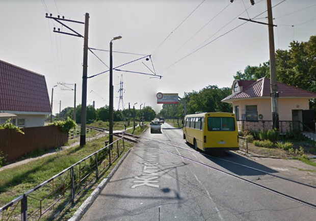 Железнодорожный переезд на улице Житомирской в Одессе. 