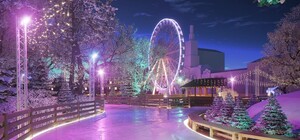 В Киеве откроют новогоднюю локацию с первым прогулочным катком в Украине