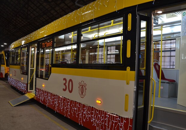 В Одессе сделали 30-й трамвай собственной сборки. 