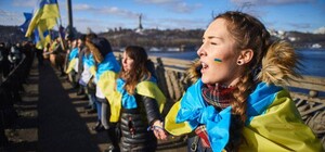 Завтра на мосту Патона пройдет акция в честь Дня Соборности Украины