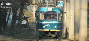 В TikTok высмеяли одесский трамвай, курсирующий в Лузановке (видео)